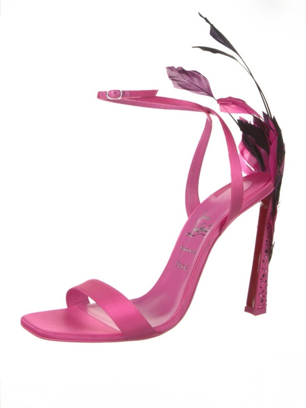 Christian Louboutin Condora Queen Plume 100